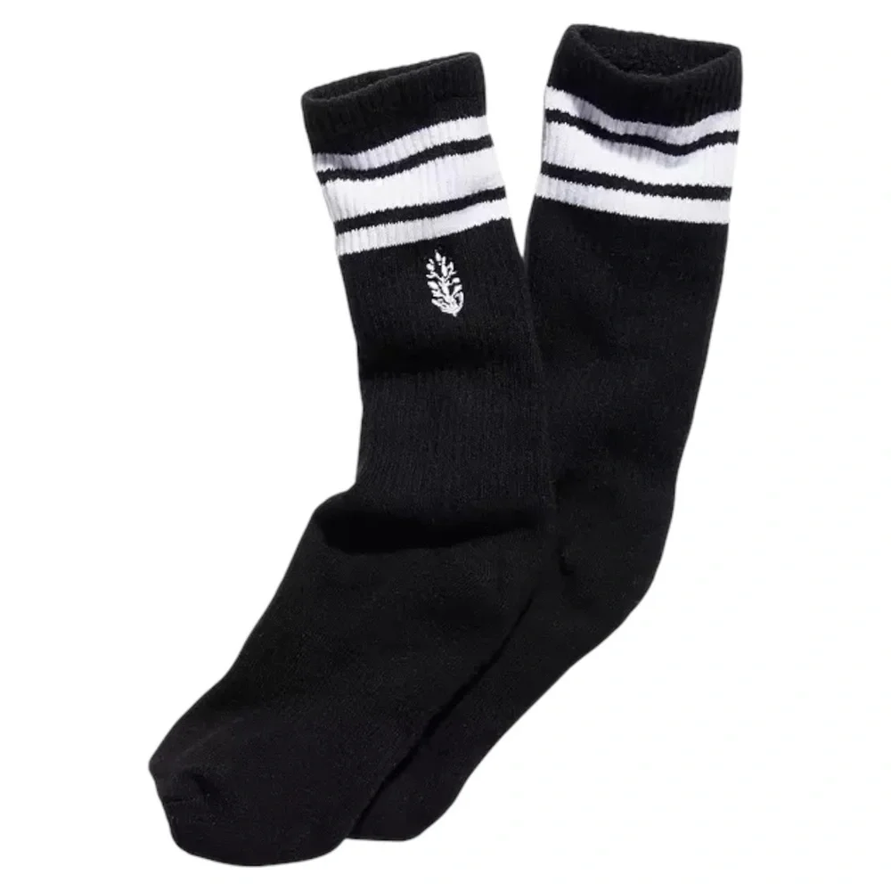 FP Movement Logo Stripe Tube Socks (Black) NWT